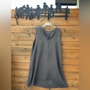 272. CP Shades Women’s 100% Linen Brown Dress